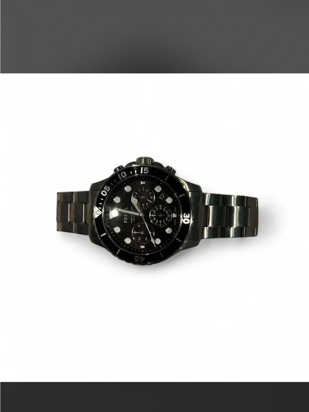 Black Pearson Stainless Steel Watch